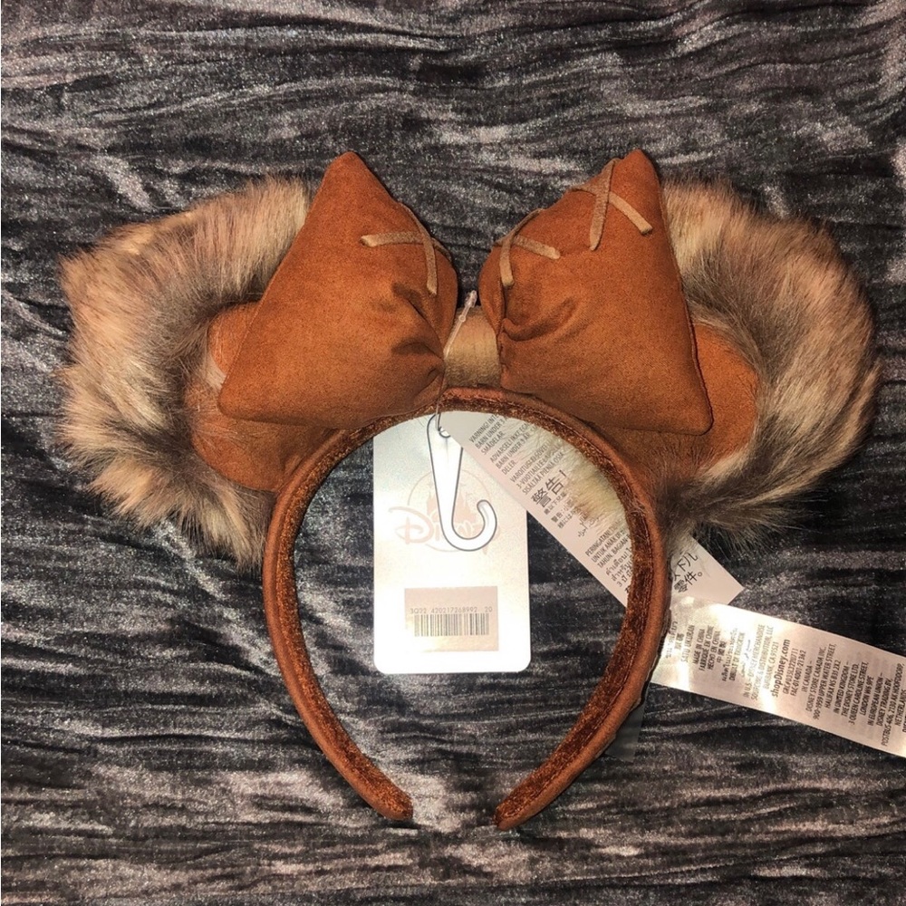 Star Wars Ewok Ears Headband Disney nwt